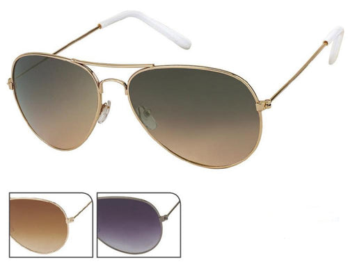 Sonnenbrille Pilotenbrille 400 UV getönt grün rosa lila braun Metallgestell