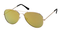 Load image into Gallery viewer, Sonnenbrille Piloten Retro Stil 400 UV Metallbügel verspiegelt pink blau silber
