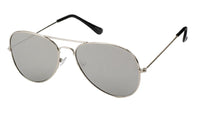 Load image into Gallery viewer, Sonnenbrille Piloten Retro Stil 400 UV Metallbügel verspiegelt pink blau silber
