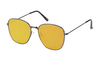 Load image into Gallery viewer, Sonnenbrille Piloten Stil 400 UV verspiegelt pink blau silber Trapez eckig
