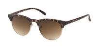 Load image into Gallery viewer, Sonnenbrille Halbrahmen 400UV verspiegelt Metall getigert
