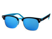 Load image into Gallery viewer, Sonnenbrille Retro bunt schwarz neon 400UV Metall Mandelverzierung
