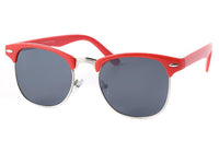 Load image into Gallery viewer, Sonnenbrille Retro bunt schwarz neon 400UV Metall Mandelverzierung
