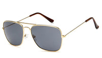 Load image into Gallery viewer, Sonnenbrille Trapez Pilotenbrille 400UV Metallgestell getönt verspiegelt korean
