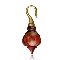 Load image into Gallery viewer, Ohrgewichte Piercing Messing Brass Ohrhänger antik golden Holz 3mm 4mm 5mm 6mm
