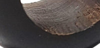Load image into Gallery viewer, Holz Creolen 16mm Ohrringe Horn Pin organic
