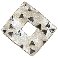 Load image into Gallery viewer, Anhänger 925 Sterling Silber Raute Dreiecke schwarz - chic - net.de
