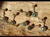 Load image into Gallery viewer, Bauchnabel Piercing Brass Edelstahl Sternblume Stein - chic - net.de

