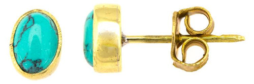 Brass Ohrstecker Stern Sterne bunt Unisex Ohrringe Edelstahl nickelfrei Kommunismus 12 mm - chic - net.de