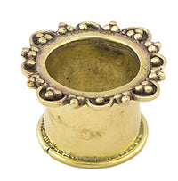Load image into Gallery viewer, Brass Tunnel Bogen Punkt Dreieck antik gold nickelfrei - chicnit.com
