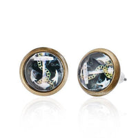 Load image into Gallery viewer, Brass Ohrstecker Stern Sterne bunt Unisex Ohrringe Edelstahl nickelfrei Kommunismus 12 mm - chicnit.com
