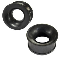 Load image into Gallery viewer, Eisenholz Tunnel schwarz fein gemasert Holztunnel handgeschnitzt Tribal Holz Plug Expander - chicnit.com
