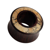Load image into Gallery viewer, Holz Flesh Tunnel Inlay Tamarinden Holz braun hell Plug Organic Ohrschmuck Ohrstecker Ohrringe - chicnit.com
