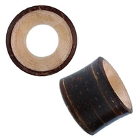 Load image into Gallery viewer, Holz Flesh Tunnel Kokosnussholz dunkel Krokodilholz hell - chicnit.com
