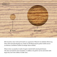 Load image into Gallery viewer, Holz Plug Tunnel Kokosholz Resin Paua Abalone Kreise schillernd Tribal Expander - chicnit.com
