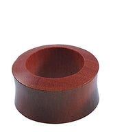Load image into Gallery viewer, Holz Tunnel rot braun fein gemasert konvex Rosenholz - chicnit.com
