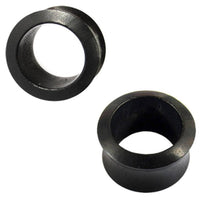 Load image into Gallery viewer, Holztunnel Eisenholz Maserung schwarz handgeschnitzt Tribal Holz Tunnel Plug Ohrstecker Expander - chicnit.com
