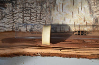 Load image into Gallery viewer, Krokodil Holz Plug Mandala Blume hell double flared - chicnit.com
