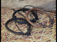 Load image into Gallery viewer, Leder Armband Schnur rund glatt geflochten verstellbar - chicnit.com
