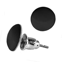 Load image into Gallery viewer, Ohrstecker bunt rund 8 mm gewölbt Stecker Acryl Unisex Ohrringe Edelstahl nickelfrei - chicnit.com
