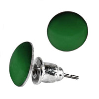 Load image into Gallery viewer, Ohrstecker bunt rund 8 mm gewölbt Stecker Acryl Unisex Ohrringe Edelstahl nickelfrei - chicnit.com
