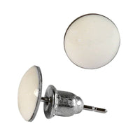 Load image into Gallery viewer, Ohrstecker bunt rund 8 mm gewölbt Stecker Acryl Unisex Ohrringe Edelstahl nickelfrei - chicnit.com

