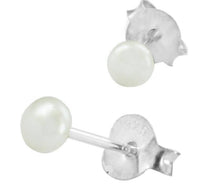 Load image into Gallery viewer, Perlen Ohrstecker Perlenohrstecker Süßwasser Zuchtperlen Silberohrstecker 925er Sterling Silber Ohrringe Damen - chicnit.com
