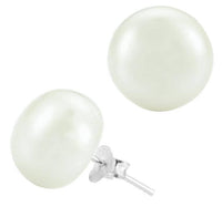 Load image into Gallery viewer, Perlen Ohrstecker Perlenohrstecker Süßwasser Zuchtperlen Silberohrstecker 925er Sterling Silber Ohrringe Damen - chicnit.com
