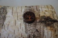 Load image into Gallery viewer, Plug Tunnel Holz filigran Baum des Lebens double flared - chicnit.com

