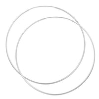 Load image into Gallery viewer, Silberohrringe Creolen 925er Sterling Silber Ohrringe Ohrhänger Damen Schmuck dünn - chicnit.com

