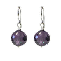 Load image into Gallery viewer, Silberohrringe Zirkonia Discokugel facettiert 12 mm Ohrringe 925 Sterling Silber bunt - chicnit.com
