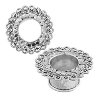 Load image into Gallery viewer, Silbertunnel Circles of Life Kreise 925 Sterling Silber Tunnel Plug Expander Ohrschmuck - chicnit.com
