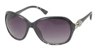 Cargar imagen en el visor de la galería, Sonnenbrille Damen Designer Brille Schlaufe Metall Glamour Style getönt 400UV - chicnit.com
