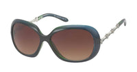 Load image into Gallery viewer, Sonnenbrille Damen Zirkonia Blumen Designer Brille Glamour Style getönt 400UV groß - chicnit.com
