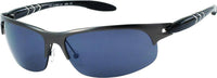 Load image into Gallery viewer, Sonnenbrille Herren Sportbrille Fahrradbrille getönt 400UV Halbkreise Metallrahmen - chicnit.com
