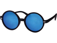 Load image into Gallery viewer, Sonnenbrille Hippie John Lennon Brille Nerd bunt verspiegelt 400 UV runde Gläser unisex - chicnit.com
