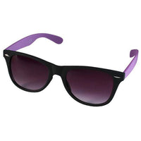 Load image into Gallery viewer, Sonnenbrille Nerd zweifarbig Unisex Brille lila getönt 400 UV - chicnit.com
