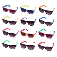 Load image into Gallery viewer, Sonnenbrille Nerd zweifarbig Unisex Brille lila getönt 400 UV - chicnit.com
