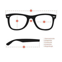 Load image into Gallery viewer, Sonnenbrille Nerdbrille Atzenbrille getönt 400UV grau zweifarbig - chicnit.com

