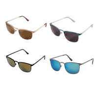 Load image into Gallery viewer, Sonnenbrille  Retro Metallrahmen Brille getönt verspiegelt 400 UV unisex - chicnit.com
