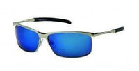 Load image into Gallery viewer, Sonnenbrille zweifarbig Herren Brille Metall verspiegelt 400 UV lange Bügelkappen - chicnit.com
