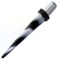 Load image into Gallery viewer, Spirale Piercing Expander Dehnungsstab Straight Dehnstab Unisex Tunnel Plug Ohrstecker schwarz weiß - chicnit.com
