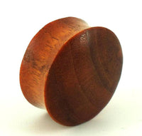 Load image into Gallery viewer, Tribal Holz Plug braun rot Maserung Holzplug handgeschnitzt Rosenholz Tunnel Expander - chicnit.com
