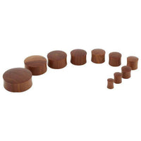 Load image into Gallery viewer, Tribal Holz Plug braun rot Maserung Holzplug handgeschnitzt Rosenholz Tunnel Expander - chicnit.com
