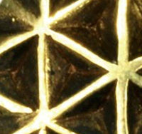 Load image into Gallery viewer, Tribal Plug antik golden Messing Expander Lebensblume zum Einh&auml;ngen Ohrgewicht - chicnit.com
