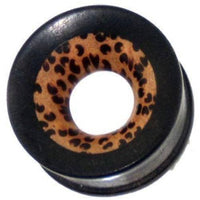 Load image into Gallery viewer, Tunnel Punktmuster Kokosholz Eisenholz Tribal braun schwarz Holztunnel handgeschnitzt Plug Expander - chicnit.com
