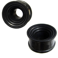 Load image into Gallery viewer, Tunnel schwarz Innenwölbung Rillen Eisenholz Holztunnel handgeschnitzt Tribal Plug Expander - chicnit.com
