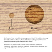 Cargar imagen en el visor de la galería, Tunnel Sonoholz Resin Türkis Inlay Spiralbögen - chicnit.com
