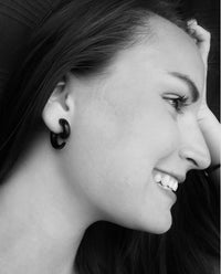 Load image into Gallery viewer, Fake Spirale Lobe Piercing Edelstahl Ohrstecker Dehnschnecke Holz Ohrring Dehner
