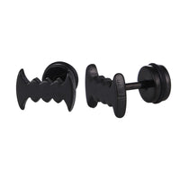 Load image into Gallery viewer, Fake Piercing Expander schwarz Gebiss Vampier Zähne Schaubverschluss Edelstahl - chic - net.de
